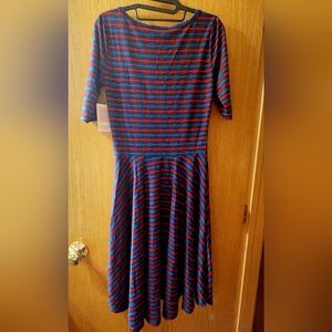 NWT LuLaRoe Nicole Knit Fit and Flare Dress sz Small